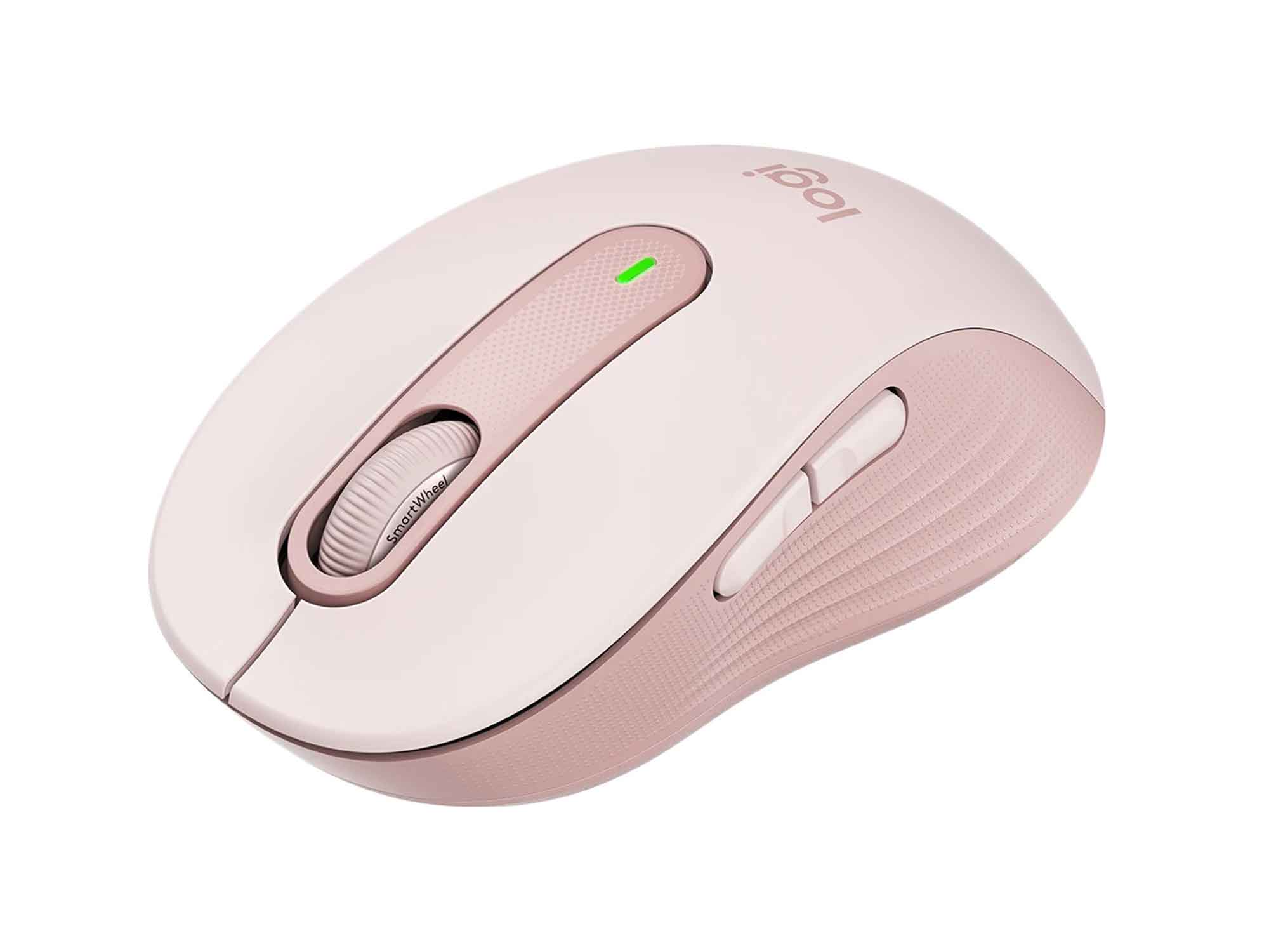 компьютерные мыши logitech m650 signature wireless/bluetooth (rose ...